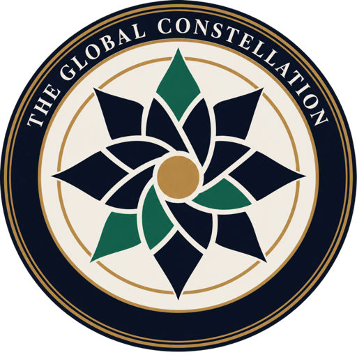 The Global Constellation symbol: a constellation mark.